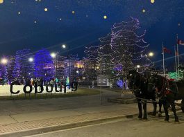 The Town of Cobourg is postponing its family-oriented "First Night" celebration on December 31, 2024 to a later date in January due as warm temperatures and rain have resulted in the closure of the outdoor skating rink at the Rotary Harbourfront Park. (Photo: Experience Cobourg / Facebook)