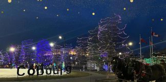 The Town of Cobourg is postponing its family-oriented "First Night" celebration on December 31, 2024 to a later date in January due as warm temperatures and rain have resulted in the closure of the outdoor skating rink at the Rotary Harbourfront Park. (Photo: Experience Cobourg / Facebook)