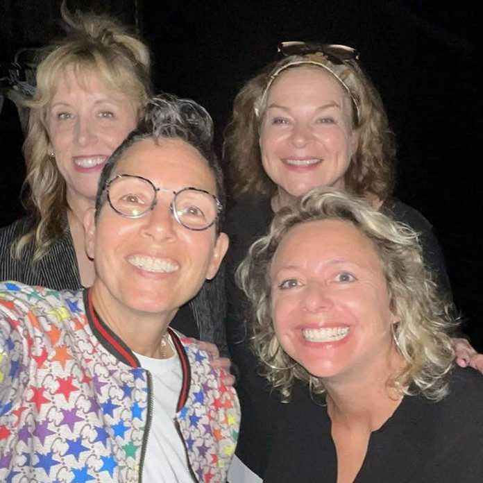 Linda Kash (top right) will join Girls Nite Out comedians Karen Parker (top left), Elvira Kurt (bottom left), Jennine Profeta (bottom right), and Diana Frances (not pictured) at the Market Hall Performing Arts Centre in downtown Peterborough on January 16, 2025. Kash performed with Parker, Kurt, and Profeta for Globus Theatre's annual presentation of Girls Nite Out in Bobcaygeon in August 2024. (Photo: Elivra Kurt)