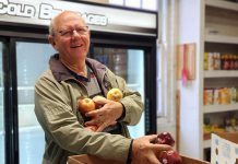 Robin Adair is a passionate volunteer and treasurer for the Good Neighbours Care Centre in Peterborough. Operating out of 164 Sherbrooke Street for 40 years, the registered charitable organization always been volunteer-run, and provides clients with food, clothing, homeware, and personal hygiene products entirely free of cost. (Photo courtesy of Good Neighbours Care Centre)