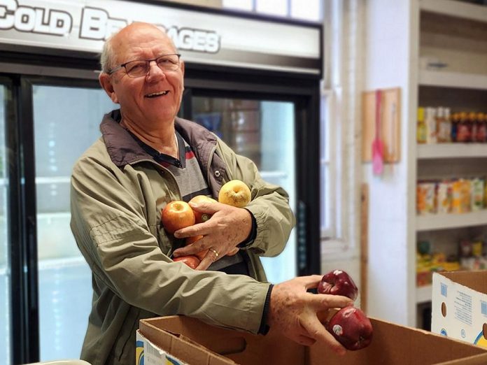 Robin Adair is a passionate volunteer and treasurer for the Good Neighbours Care Centre in Peterborough. Operating out of 164 Sherbrooke Street for 40 years, the registered charitable organization always been volunteer-run, and provides clients with food, clothing, homeware, and personal hygiene products entirely free of cost. (Photo courtesy of Good Neighbours Care Centre)