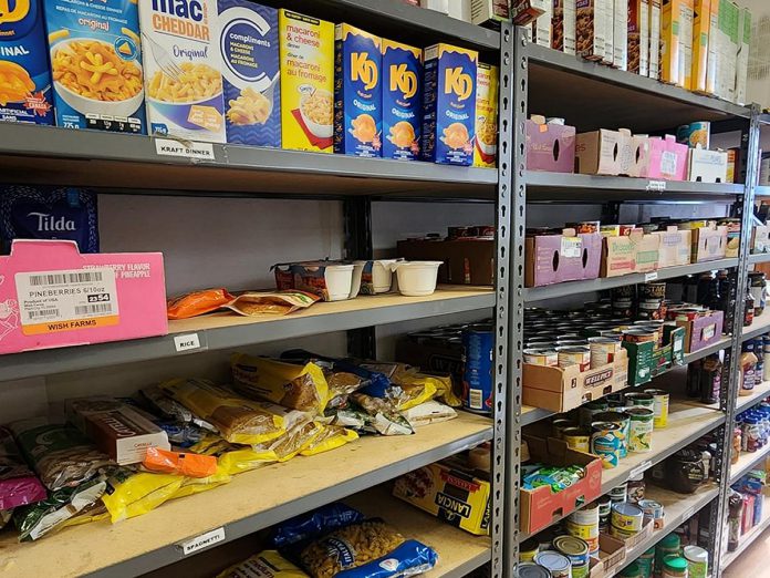 Clients of the Good Neighbours Care Centre can access the shelves three times per week on Mondays, Wednesdays, and Fridays from 10 a.m. to 2 p.m. They can also visit the kitchen once per month to collect a larger haul of fresh grocery items for the whole family. (Photo courtesy of Good Neighbours Care Centre)