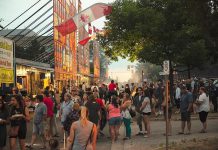 Pre-pandemic crowds at the annual Kawartha Rotary Ribfest in Millennium Park in downtown Peterborough. The Rotary Club of Peterborough Kawartha has announced it is pulling out of the fundraising event as of 2025, citing increased costs of hosting the event and diminishing returns due to reduced attendance. (Photo courtesy of Peterborough DBIA)