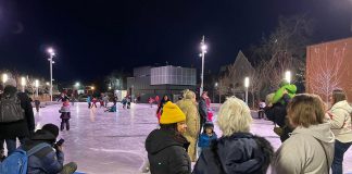 The City of Peterborough will officially open the refrigerated outdoor rink at Quaker Foods City Square in downtown Peterborough during a community celebration from 3 to 8 p.m. on December 14, 2024 that will also feature Mayor Jeff Leal officially lighting a donated Christmas tree at 6 p.m. Weather permitting, learn-to-skate programming will take place at the outdoor rink form 3 to 5 p.m., followed by an open skate until 8 p.m. (Photo: City of Peterborough / Facebook)