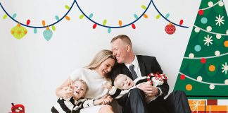 Nick Beamish, pictured with his wife and two sons, is encouraging donations to the Peterborough Regional Health Centre (PRHC) Foundation's $60-million Campaign for PRHC to reimagine healthcare in region, including an electrophysiology lab so the hospital can assess and diagnose problems in the heart's electrical system. After experiencing a cardiac emergency in 2018, the Selwyn resident had to spend his Christmas at Kingston General Hospital away from home because PRHC did not have the facilities to perform the procedure. (Photo courtesy of PRHC Foundation)