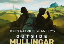 John Patrick Shanley's "Outside Mullingar" runs for 10 performances at the Peterborough Theatre Guild from January 24 to February 8, 2025. (Artwork: Colton DeKnock)