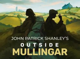 John Patrick Shanley's "Outside Mullingar" runs for 10 performances at the Peterborough Theatre Guild from January 24 to February 8, 2025. (Artwork: Colton DeKnock)