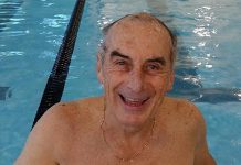 Carl Oake, founder of Century 21 United Realty Inc. Brokerage and the annual Carl Oake swimathon, passed away on January 2, 2025 at the age of 79. Since 1987, the annual swimathon has raised more than $1.4 million to support Easter Seals Ontario and local Rotary projects, including Camp Kawartha, Habitat for Humanity, the Rotary Greenway Trail, and community food programs. (Photo: Rotary Club of Peterborough)