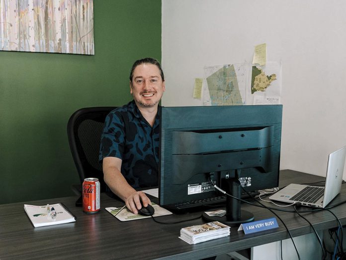 Braden Clark, Loans Manager, Community Futures Peterborough. (Photo: Heather Doughty Photography)