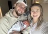 Ryan and Loretta Heise with their baby boy Maverick Raymond Heise, who was born at Peterborough Regional Health Centre (PRHC) at 2:04 a.m. on January 1, 2025. Maverick is the couple's second child. (Photo by Loretta Heise courtesy of PRHC)