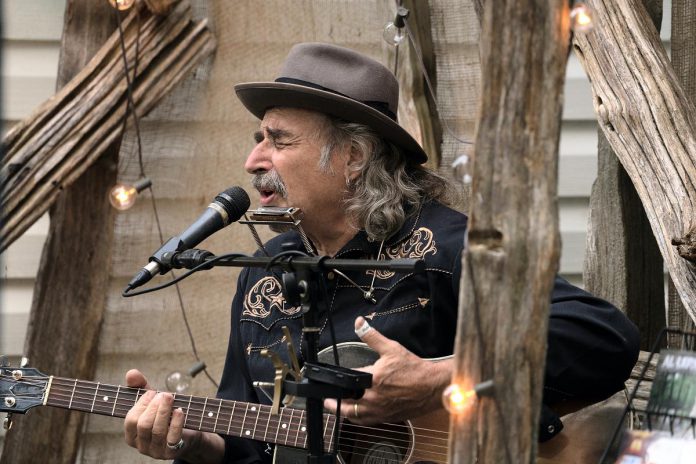 The Peterborough Musicians Benevolent Association's monthly Deluxe Live music event on Saturday afternoon at The Social Pub in downtown Peterborough features Al Lerman, founder of the Juno award-winning band Fathead, performing with his longtime Fathead bandmate Bob "Omar" Tunnoch on bass along with Gary Peeples on guitar and Al Black on drums. The show will also include a performance by musician Michael Constantini. (Photo: Drew Monrad)