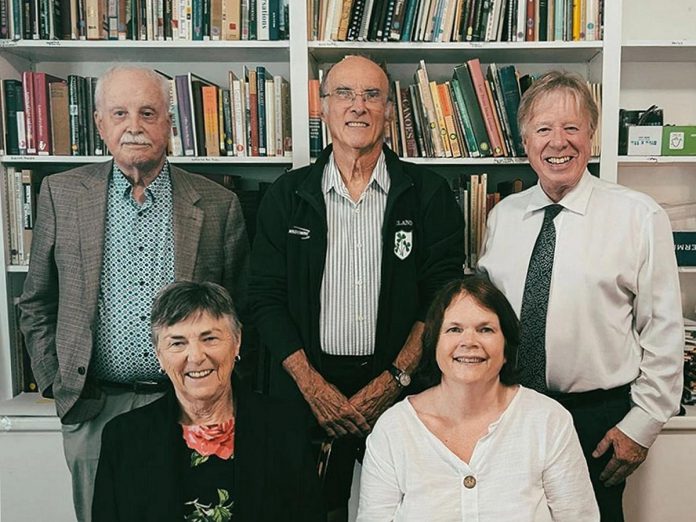 The board of directors for Nine Ships 1825 Inc. (from left to right, top to bottom): Elwood Jones, Dennis Carter-Edwards, Brendan Moher, Mary Smith, and Maureen Crowley. (Photo: Nine Ships 1825 Inc.)