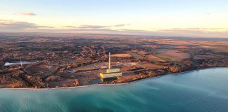 The Ontario government is exploring the potential of building a nuclear power plant at Ontario Power Generation's Wesleyville site west of the Town of Port Hope. Construction of an oil-fired power generation plant in the 1970s was never completed. (Photo: Ontario Power Generation)