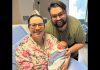 Lydia Schmid and Steve Burbine of Lindsay with Sophie, Ross Memorial Hospital's first baby of 2025, who was born on Friday, January 3. (Photo courtesy of Ross Memorial Hospital)