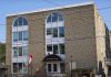 Located at 310 Division Street, Cobourg's new homeless shelter includes a warming/cooling room and laundry, washroom and shower, and dining facilities on the first floor, 35 emergency shelter beds on the second and third floors, and 10 transitional housing units on the fourth floor. (Photo: Northumberland County)