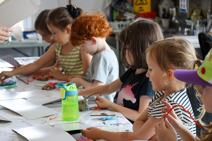 The Art Gallery of Peterborough's new monthly Art Start! program encourages children ages 4 to 6 to learn to be creative and express themselves. (Photo courtesy of Art Gallery of Peterborough)