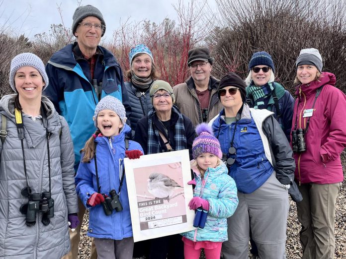 The Great Backyard Bird Count is an opportunity for the entire family to enjoy nature over the FamilY Day long weekend while also helping researchers understand how bird populations are changing over time because of habitat loss, climate change, and other threats. (Photo: Liz Paul)