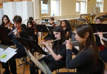 Based in Peterborough, Kawartha Youth Orchestra is a community organization offering music and orchestra training to children and youth from elementary to post-secondary levels, including the Upbeat! Downtown after-school music program for children living in Peterborough who are interested in music and face barriers accessing music education. (Photo: Kawartha Youth Orchestra)