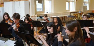 Based in Peterborough, Kawartha Youth Orchestra is a community organization offering music and orchestra training to children and youth from elementary to post-secondary levels, including the Upbeat! Downtown after-school music program for children living in Peterborough who are interested in music and face barriers accessing music education. (Photo: Kawartha Youth Orchestra)