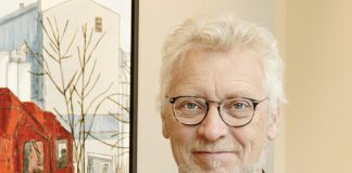 Peterborough artist Peer Christensen. (Photo via Toronto Outdoor Art Fair)