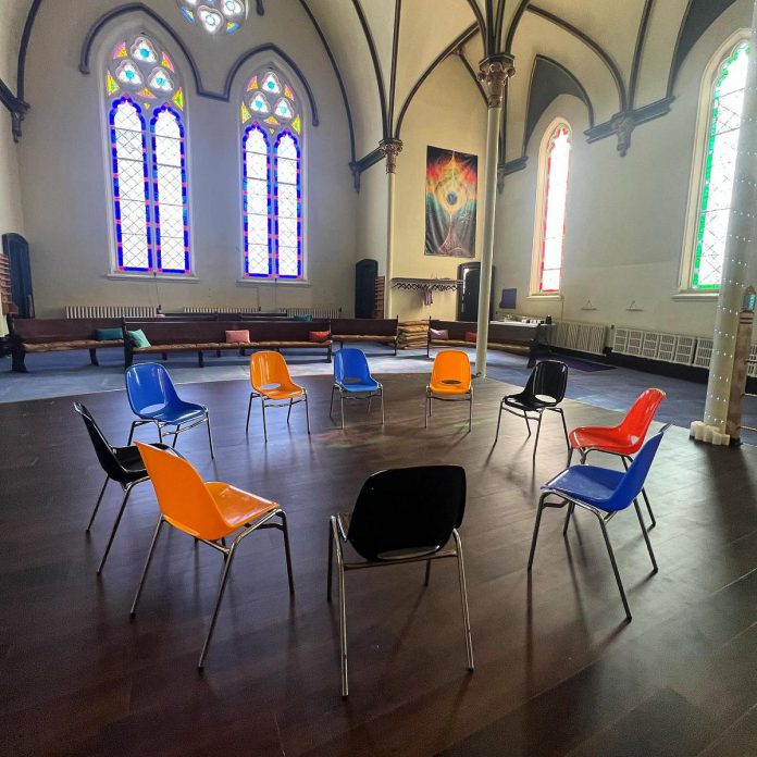 Located in the former St. Andrew's United Church on Rubidge Street in downtown Peterborough, Right to Heal was founded in response to the local opioid crisis to bring Peggy Shaughnessy's research-based RedPath approach, which has seen 20 years of success, to her hometown of Peterborough. The solution-focused approach to addiction treatment outpatient services offers a safe haven for those in or seeking wellness and recovery. (Photo: Right to Heal / Facebook)