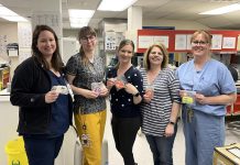 Campbellford Memorial Hospital's laboratory team recently earned accreditation by meeting over 98 per cent of the required standards. (Photo: Campbellford Memorial Hospital / Facebook)