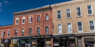 A few of the small businesses in downtown Millbrook. Peterborough County is encouraging business owners from across the county to share information about their businesses and the support they may need in the face of U.S. tariffs. (Photo courtesy of Peterborough County)