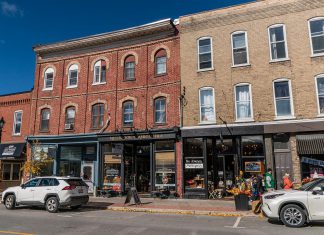 A few of the small businesses in downtown Millbrook. Peterborough County is encouraging business owners from across the county to share information about their businesses and the support they may need in the face of U.S. tariffs. (Photo courtesy of Peterborough County)