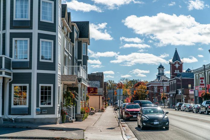 A few of the small businesses in downtown Lakefield. Peterborough County is encouraging business owners from across the county to share information about their businesses and the support they may need in the face of U.S. tariffs. (Photo courtesy of Peterborough County)