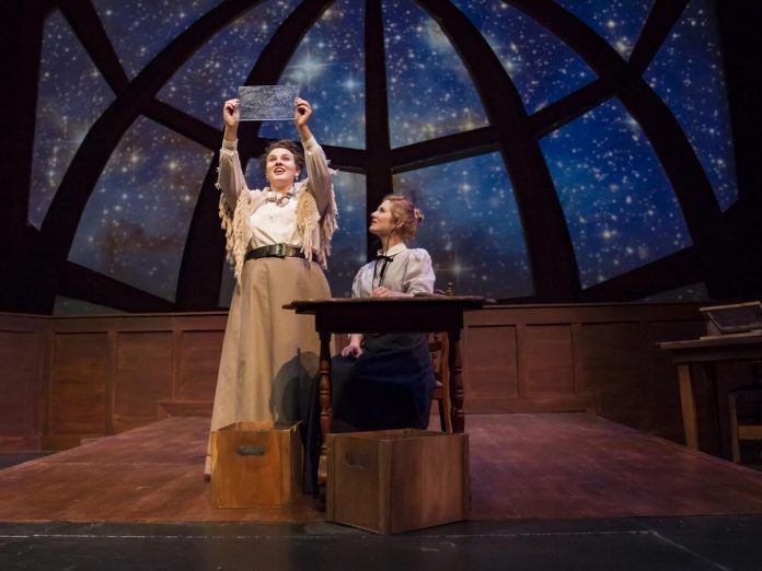 A scene from a 2015 production at TheaterCNU at Christopher Newport University in Virginia of Lauren Gunderson's "Silent Sky," one of the most produced plays in the U.S. American Theatre Magazine has referred to Gunderson's signature style as a "dramatic blend of science, history and romance." (Photo: Alan Skees Christopher / Newport University)