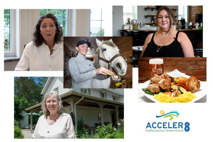 The Acceler8 program offered by Regional Tourism Organization 8 (RTO8) supports tourism business owners and operators in the Kawarthas Northumberland region by matching them with knowledgeable and experienced mentors who provide personalized one-on-one coaching that addresses key challenges and opportunities facing their businesses. Mentors are existing or retired business owners and/or specialists in one or more key business disciplines. (Photo courtesy of RTO8)