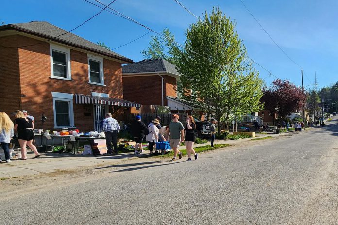 Launched in 2021 by Ashley Bonner in tribute to her late mother, a "diehard yard saler," the East City Neighbourhood Yard Sale has grown from 20 participating homes to 100, mainly between Maria Street and Parkhill Road but also in other areas of East City. (Photo: Ashley Bonner)