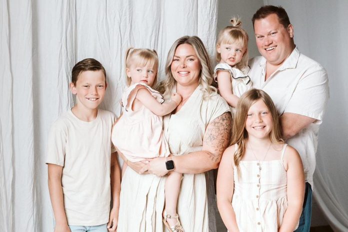 Financial advisor Dan Moloney with his wife Amy and their four children, Mack, Nina, Brynn and Josephine. Currently the chair of the board of the Peterborough Regional Health Centre (PRHC) Foundation, he joined the Foundation's allied professional advisory council close to 15 years ago before joining the board in 2020. (Photo courtesy of Dan Maloney)