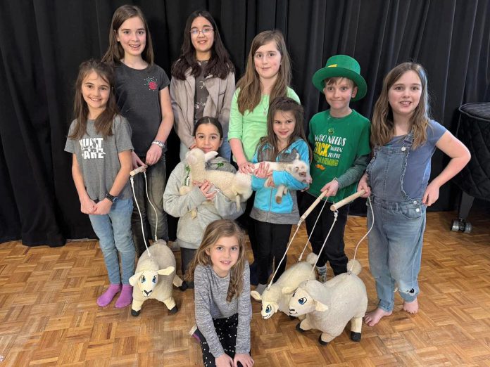 Some of the 17 young performers in the chorus for the Peterborough Theatre Guild production of "Joseph and the Amazing Technicolor Dreamcoat", which runs at Showplace Performance Centre in downtown Peterborough for eight performances from April 25 to May 4, 2025. (Photo courtesy of the Peterborough Theatre Guild)