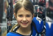 An avid hockey fan and player, Gracie Bowen was just two days shy of her ninth birthday when she was diagnosed with osteosarcoma, the same rare and aggressive bone cancer that took the life of Terry Fox. After undergoing 11 months of surgeries and chemotherapy treatments while maintaining her positive and determined outlook, Grace passed away on March 13, 2015. (kawarthaNOW screenshot of Town of Cobourg video)