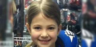 An avid hockey fan and player, Gracie Bowen was just two days shy of her ninth birthday when she was diagnosed with osteosarcoma, the same rare and aggressive bone cancer that took the life of Terry Fox. After undergoing 11 months of surgeries and chemotherapy treatments while maintaining her positive and determined outlook, Grace passed away on March 13, 2015. (kawarthaNOW screenshot of Town of Cobourg video)