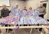 Volunteers of Calvary Pentecostal Church in Peterborough meet for two hours every week to transform plastic milk bags into sleeping mats for the local unhoused population, using two looms built by church group organizer Tim Young. Now, through Clean Up Peterborough, businesses and organizations can sponsor the build of a loom to provide more opportunity for volunteer groups to create sleeping mats. (Photo: Street Level Advocacy / Facebook)