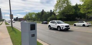 A mobile speed camera. (Photo: City of Peterborough staff report)