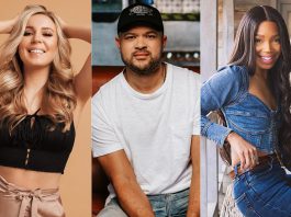 Elyse Saunders from Peterborough, Tebey from Peterborough, and Sacha from Warkworth have each received multiple nominations for the Country Music Association of Ontario's 2025 CMAOntario Awards, with Daryl Scott from Douro and Jesse Slack from Peterborough receiving a nomination for Songwriter of the Year. The CMAOntario Awards Show will be held on June 1, 2025 at The Music Hall in Hamilton. (kawarthaNOW collage of promotional photos)