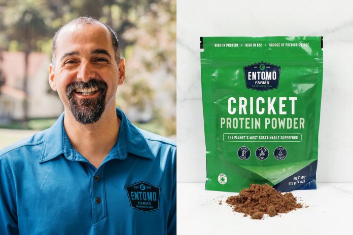 Darren Goldin founded Entomo Farms in the Township of Asphodel-Norwood in Peterborough County with his brothers Jarrod and Ryan in 2014 after reading an article about the benefits of consuming insects. Today, the award-winning company is the largest producer of cricket-based protein in North America, supplying its products to more than 50 companies worldwide. (Photos courtesy of Entomo Farms) Darren Goldin founded Entomo Farms in the Township of Asphodel-Norwood in Peterborough County with his brothers Jarrod and Ryan in 2014 after reading an article about the benefits of consuming insects. Today, the award-winning company is the largest producer of cricket-based protein in North America, supplying its products to more than 50 companies worldwide. (Photos courtesy of Entomo Farms)