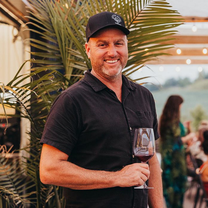 Jonathan Drew established Rolling Grape Vineyard in 2018 to bring the wine country to The Kawarthas. The destination experience located in the Township of Otonabee-South Monaghan in Peterborough County features an event space, winery, and restaurant on a 150-acre family farm. (Photo courtesy of Rolling Grape Vineyard)