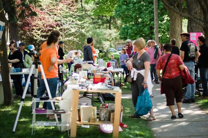 First held in 1990, the Great Gilmour Street Garage Sale takes place on the Saturday following the Victoria Day weekend, with residents along the entire length of Gilmour Street as well as neighbouring streets participating in the popular event. (Photo: Linda McIlwain) First held in 1990, the Great Gilmour Street Garage Sale takes place on the Saturday following the Victoria Day weekend, with residents along the entire length of Gilmour Street as well as neighbouring streets participating in the popular event. (Photo: Linda McIlwain)