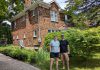 Madeleine Endicott and Steve McMurtry have reduced their total energy consumption by 43 per cent and their greenhouse gas emissions by 86 per cent by installing cellulose insulation in the interior walls of their century home near Bonnerworth Park in Peterborough, improving their attic insulation, and replacing their natural gas furnace with air source heat pump. The City of Peterborough's new Better Homes Peterborough program provides city homeowners with low-cost financing to complete similar energy efficiency retrofits that enhance residential building performance. (Photo: Clara Blakelock / GreenUP)