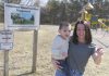 Inclusive playground project champion Julie Grant with her son Jude at Ennismore Waterfront Park, where a community-driven initiative is raising $250,000 to build "Jude's Joy," the first barrier-free playground in Selwyn Township. (Photo courtesy of Ennismore Inclusive Playground Project)