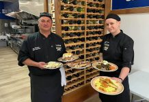 George Anagnostou and Shannon LeClair, co-owners of Nòstimo By The Original Greek in Peterborough, are offering a VIP dinner package in advance of a concert by internationally renowned guitarist Pavlo on the Mother's Day weekend. The package includes a three-course dinner with beer or wine, VIP seating at the May 10 concert at Market Hall Performing Arts Centre, and a meet and greet with Pavlo at the restaurant. (Photo courtesy of Nòstimo By The Original Greek)
