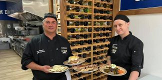 George Anagnostou and Shannon LeClair, co-owners of Nòstimo By The Original Greek in Peterborough, are offering a VIP dinner package in advance of a concert by internationally renowned guitarist Pavlo on the Mother's Day weekend. The package includes a three-course dinner with beer or wine, VIP seating at the May 10 concert at Market Hall Performing Arts Centre, and a meet and greet with Pavlo at the restaurant. (Photo courtesy of Nòstimo By The Original Greek)