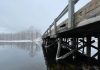Located on Kirkfield Road across the narrows of Lake Dalrymple in Kawartha Lakes, Lake Dalrymple Bridge was built out of timber with a concrete deck circa 1970 and needs to be replaced due to continued deterioration of wood, concrete, and asphalt as well as erosion. (Photo: Tatham Engineering)