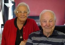 Longtime Peterborough businessman Ernie Ferguson with his beloved wife Mona, who passed away in 2022. Due to serious health issues, Ferguson chose to pursue medical assistance in dying and, on May 12, 2025, passed away peacefully in his home surrounded by family at the age of 97. (Photo courtesy of the Ferguson family)