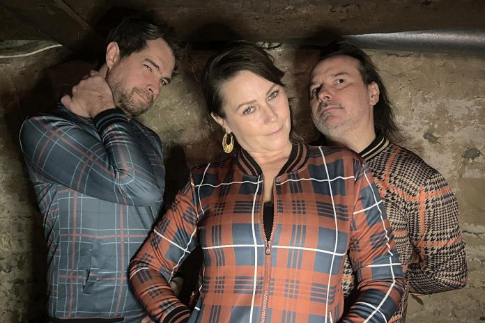 In support of their self-titled debut double album, "glitter folk" trio LeVolume (wife-and-husband team Jenny Whiteley and Joe Wright with Julian Brown) are performing at the Gordon Best Theatre in downtown Peterborough on Saturday night. (Photo via levolume.com) In support of their self-titled debut double album, "glitter folk" trio LeVolume (wife-and-husband team Jenny Whiteley and Joe Wright with Julian Brown) are performing at the Gordon Best Theatre in downtown Peterborough on Saturday night. (Photo via levolume.com)