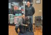 Bancroft and Bobcaygeon Pet Valu owners Nicole and Sean Courtney with their late dog Kona in the Bancroft store. Staffed with knowledgeable employees, both locally owned stores are stocked with Canadian products, offer in-store vendor demonstrations of vet-approved products, provide nail trim clinics, host events in partnership with local community organizations, and more. (Photo courtesy of Nicole and Sean Courtney)